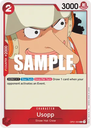 Carta Usopp OP01-004