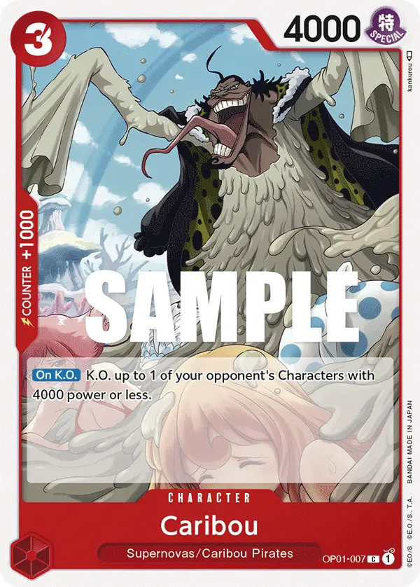 Carta Caribou OP01-007