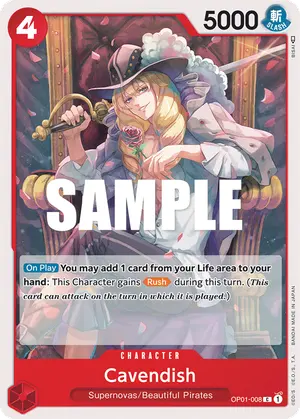 Carta Cavendish OP01-008