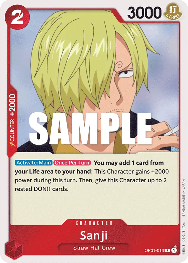 Sanji OP01-013 card