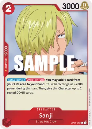 Carta Sanji OP01-013