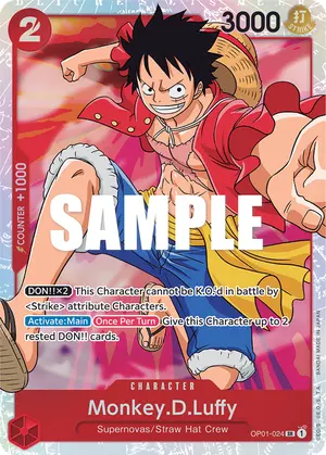 Carta Monkey.D.Luffy OP01-024