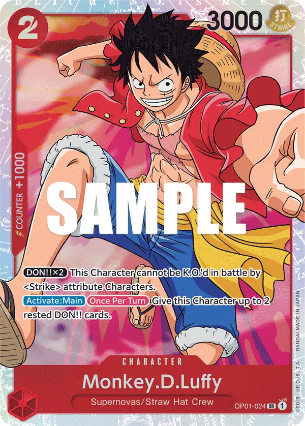 Carta Monkey.D.Luffy OP01-024