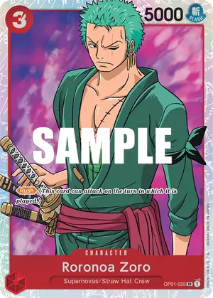 Carta Roronoa Zoro OP01-025