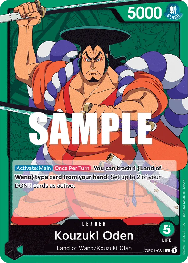 Carta Kouzuki Oden OP01-031