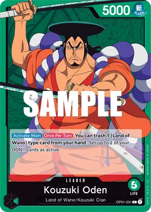 Carta Kouzuki Oden OP01-031