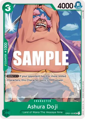 Carta Ashura Doji OP01-032