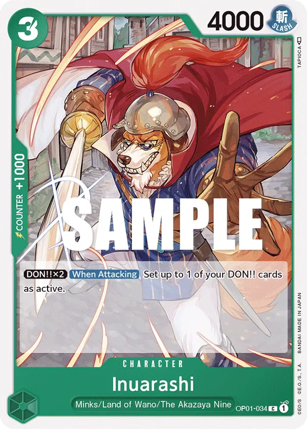 Carta Inuarashi OP01-034