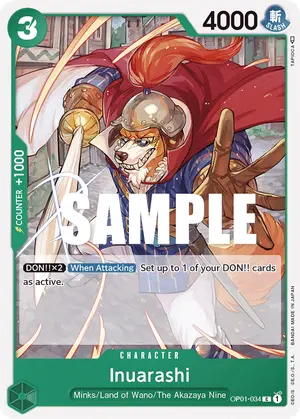 Carta Inuarashi OP01-034