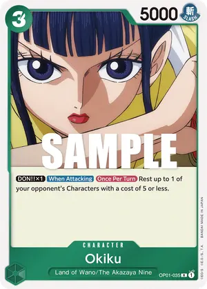 Carta Okiku OP01-035