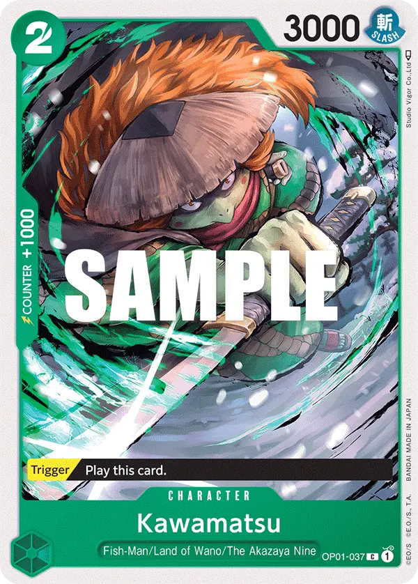 Carta Kawamatsu OP01-037