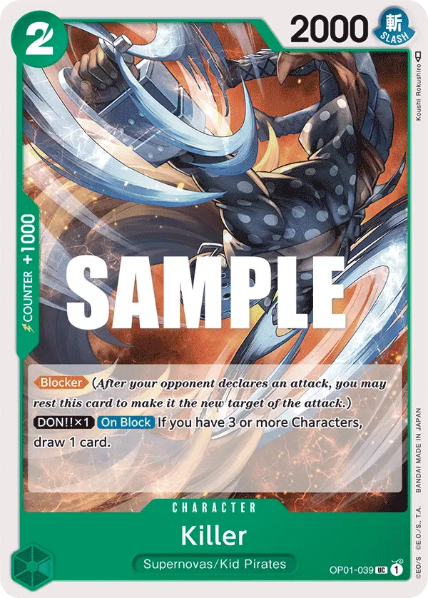 Carta Killer OP01-039