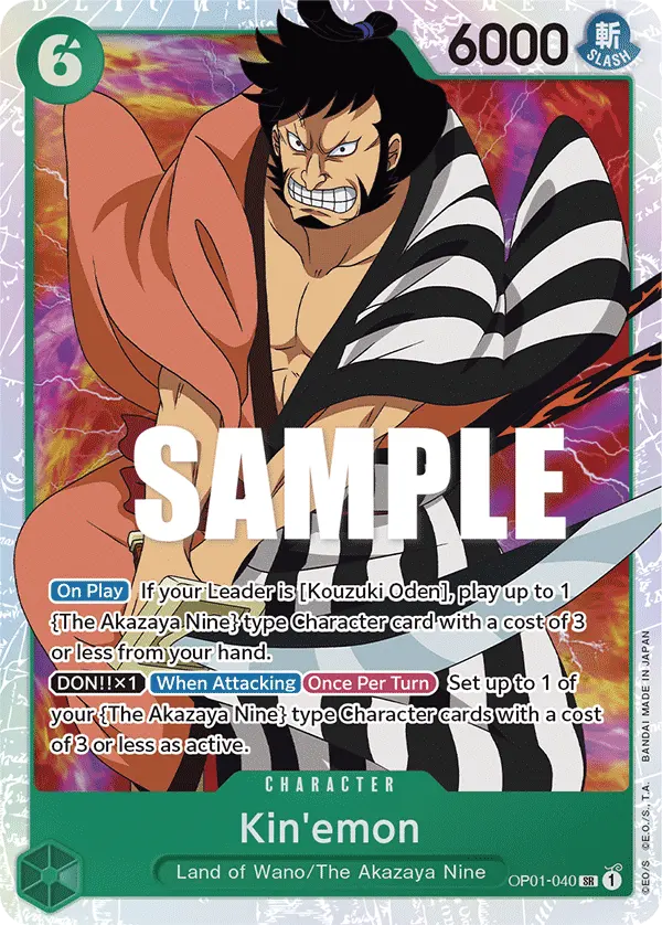 Carta Kin'emon OP01-040