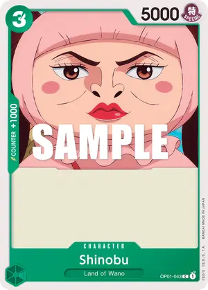 Carta Shinobu OP01-043
