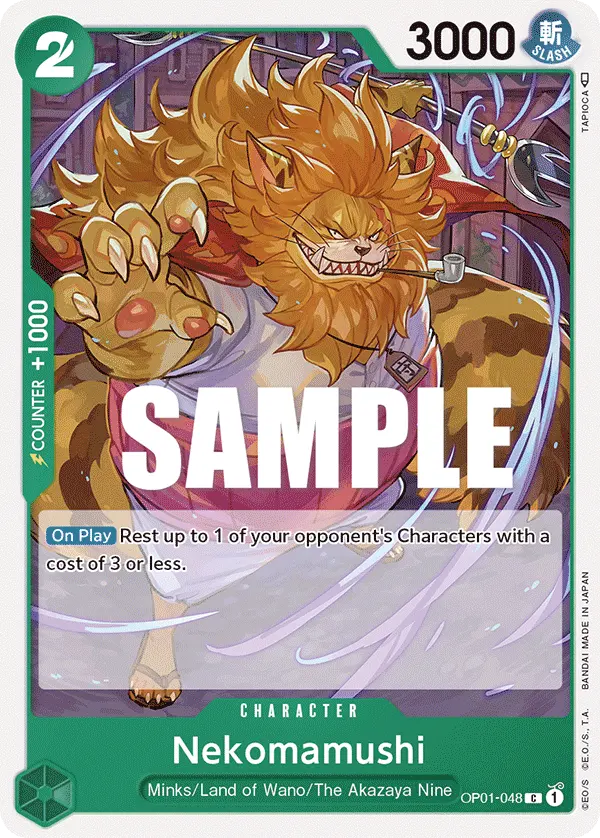 Carta Nekomamushi OP01-048