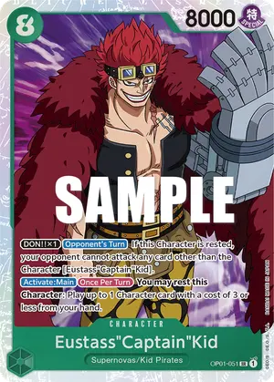 Carta Eustass"Captain"Kid OP01-051