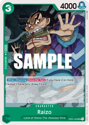 Carta Raizo OP01-052