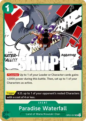 Carta Paradise Waterfall OP01-057