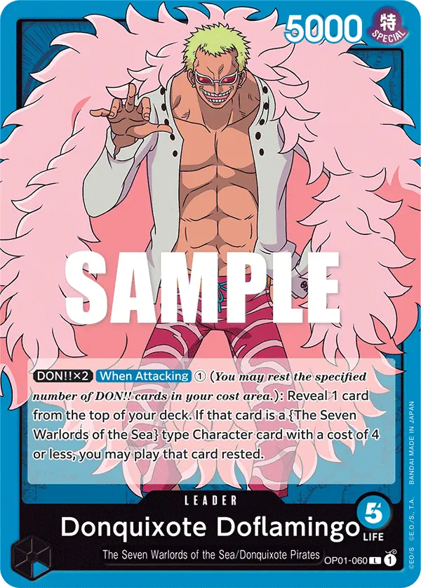Carta Donquixote Doflamingo OP01-060