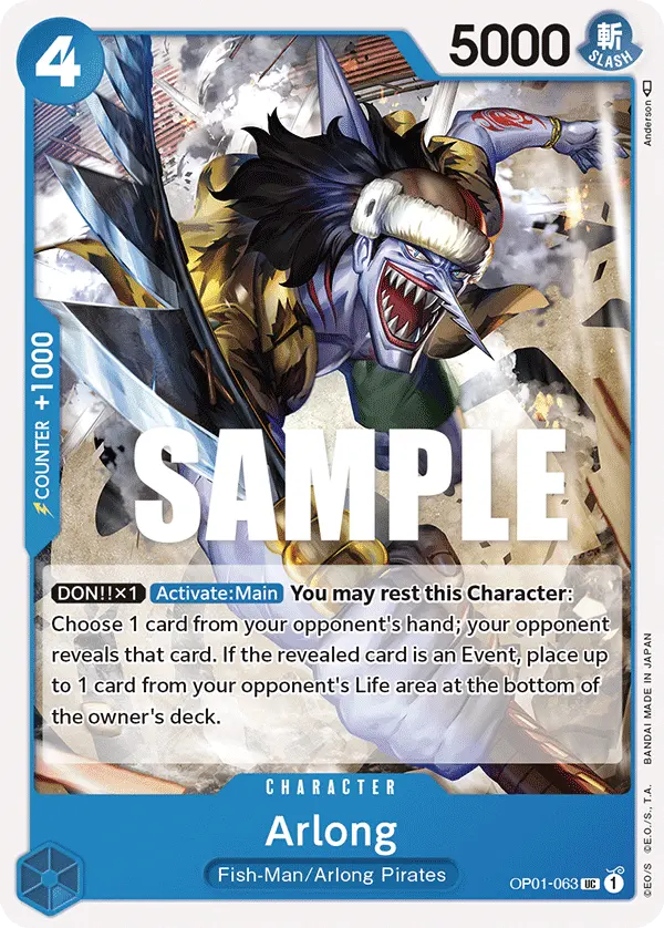 Carta Arlong OP01-063