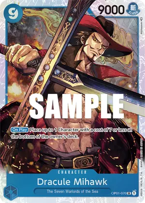 Carta Dracule Mihawk OP01-070