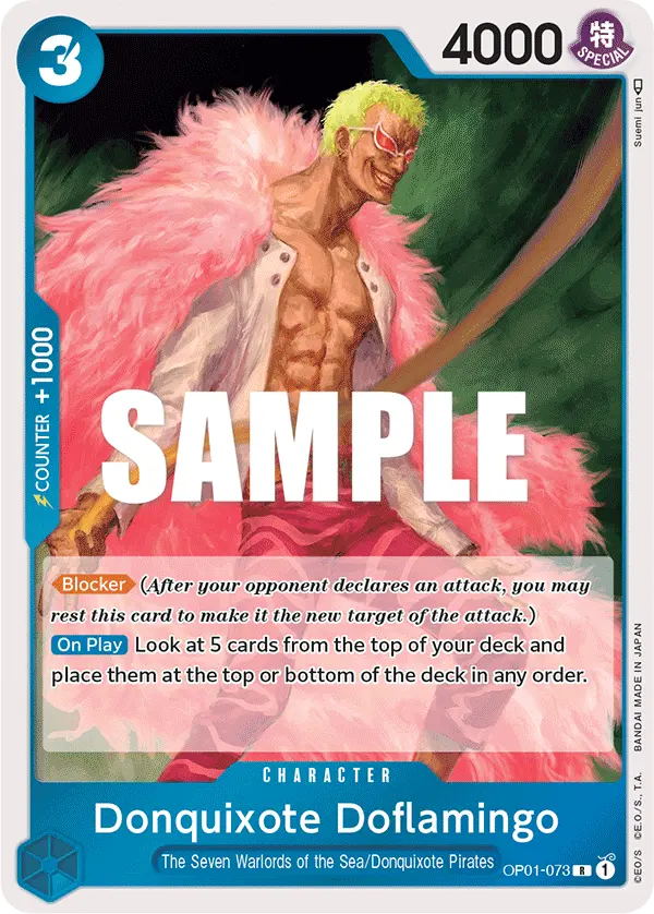 Donquixote Doflamingo OP01-073 card