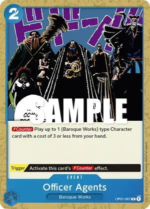Carta Officer Agents OP01-087
