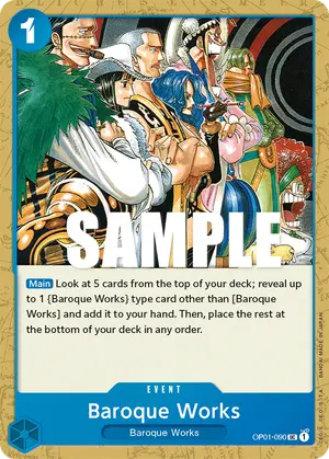 Carta Baroque Works OP01-090