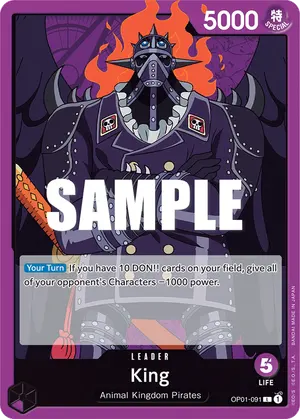 Carta King OP01-091