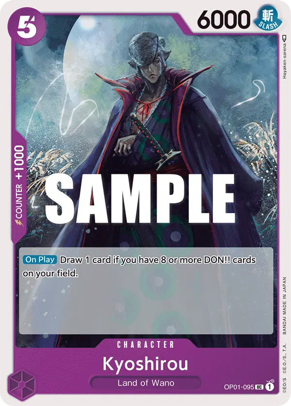 Carta Kyoshirou OP01-095