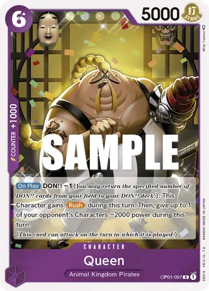 Carta Queen OP01-097