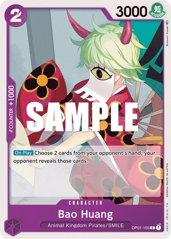 Carta Bao Huang OP01-105