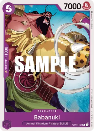 Carta Babanuki OP01-107