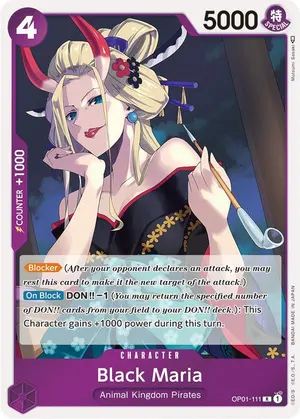 Carta Black Maria OP01-111