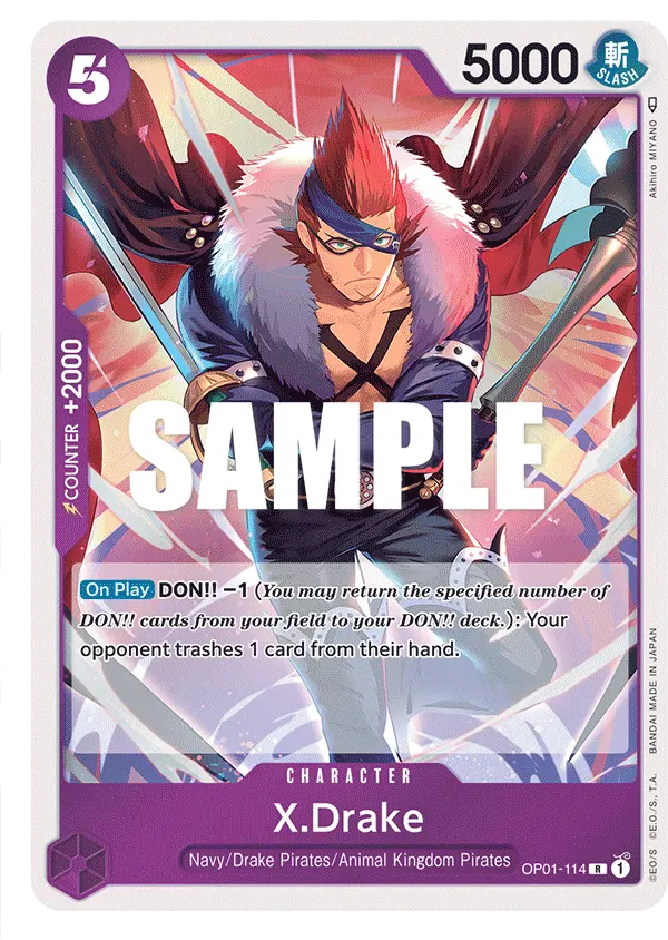 Carta X.Drake OP01-114