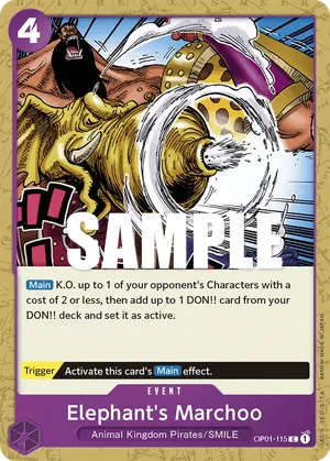 Carta Elephant's Marchoo OP01-115