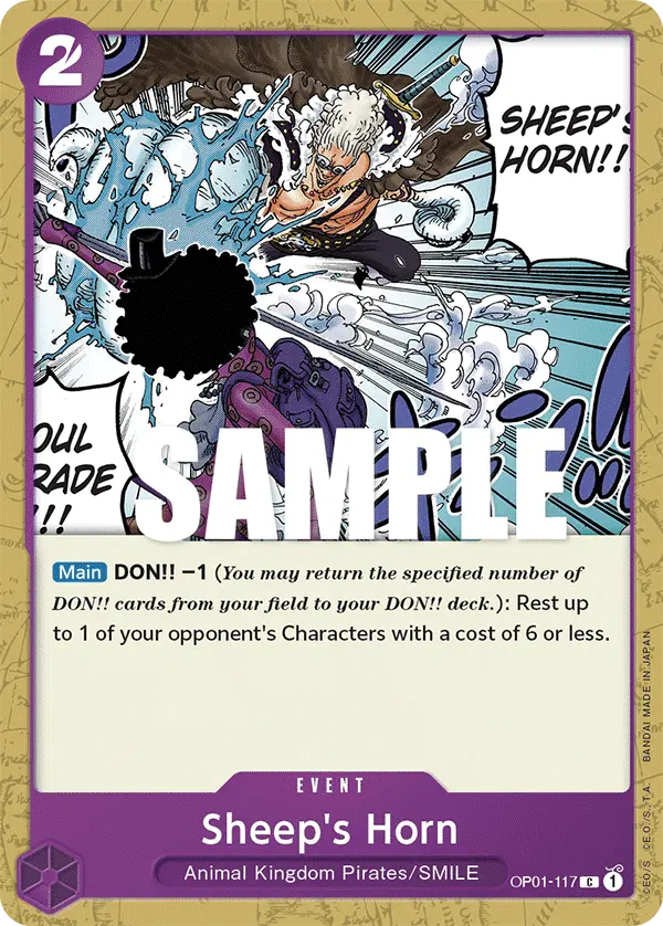 Carta Sheep's Horn OP01-117