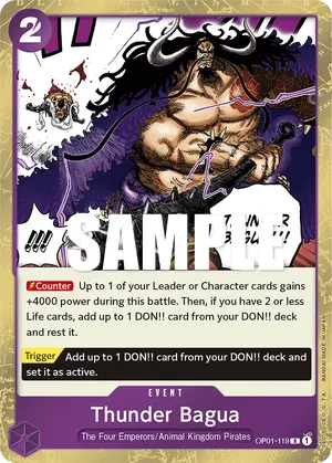 Carta Thunder Bagua OP01-119
