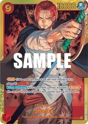 Carta Shanks OP01-120