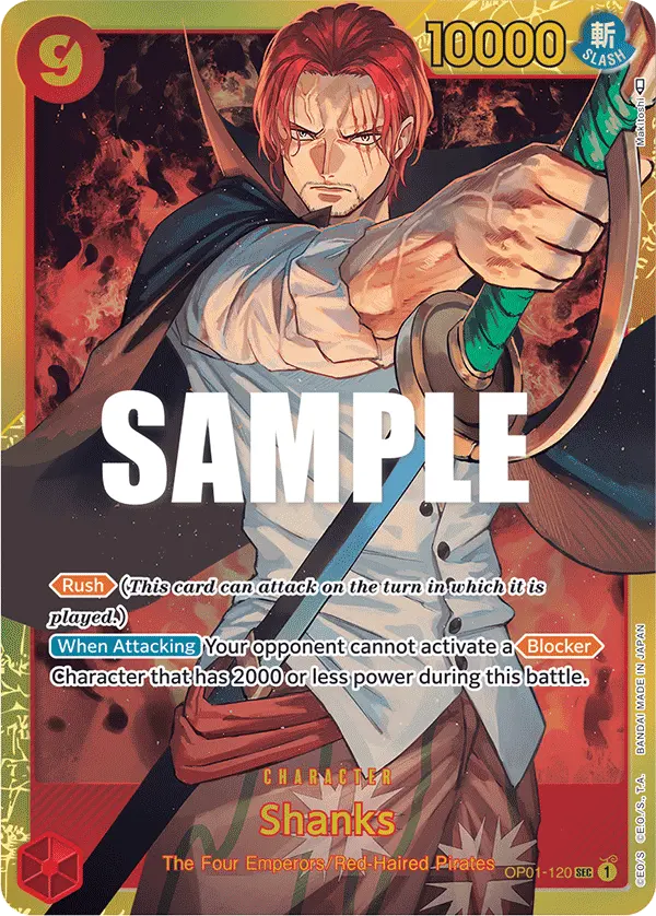 Carta Shanks OP01-120