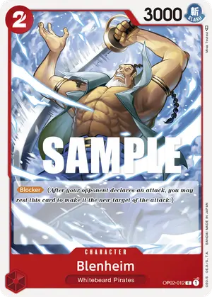 Carta Blenheim OP02-012