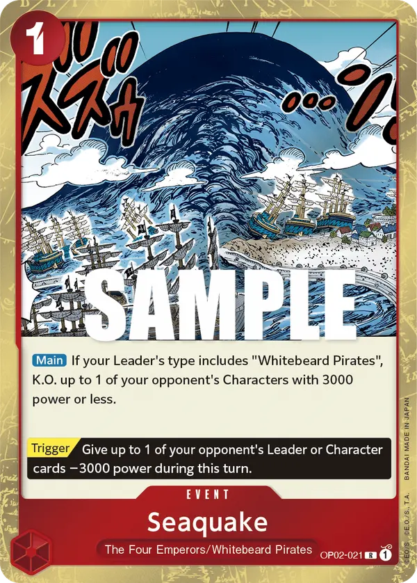 Carta Seaquake OP02-021