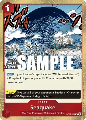 Carta Seaquake OP02-021