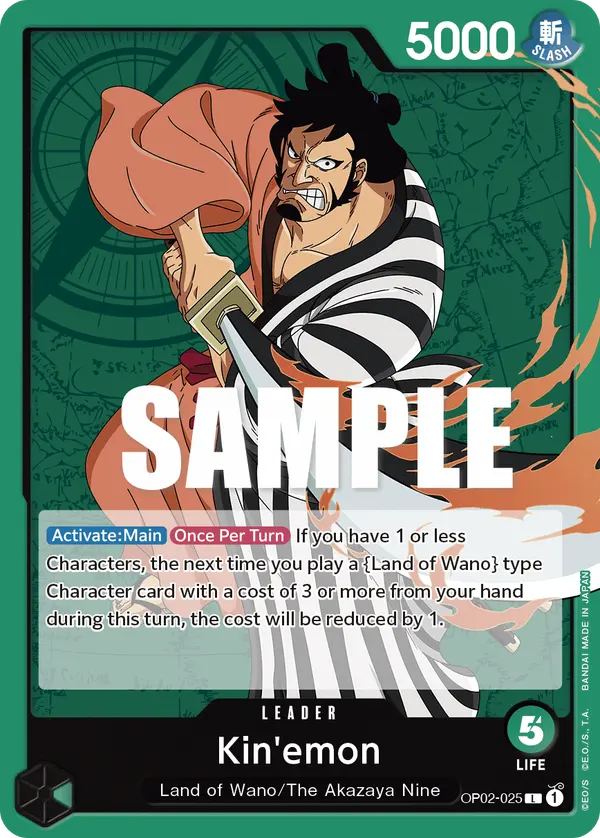 Carta Kin'emon OP02-025
