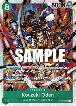 Carta Kouzuki Oden OP02-030