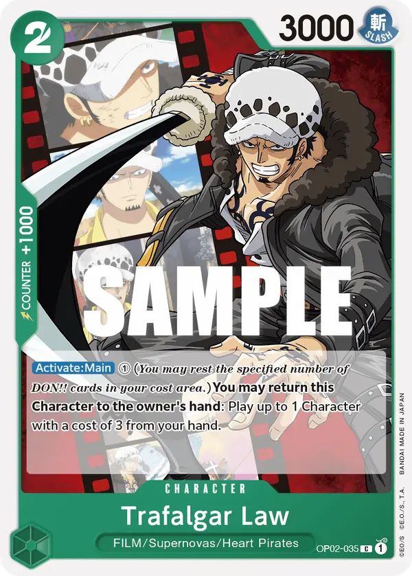 Carta Trafalgar Law OP02-035