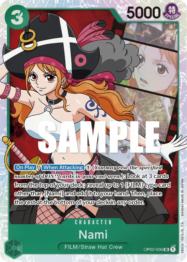 Carta Nami OP02-036