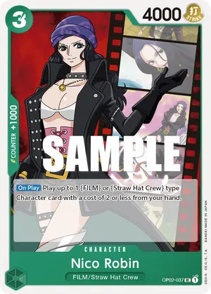 Carta Nico Robin OP02-037