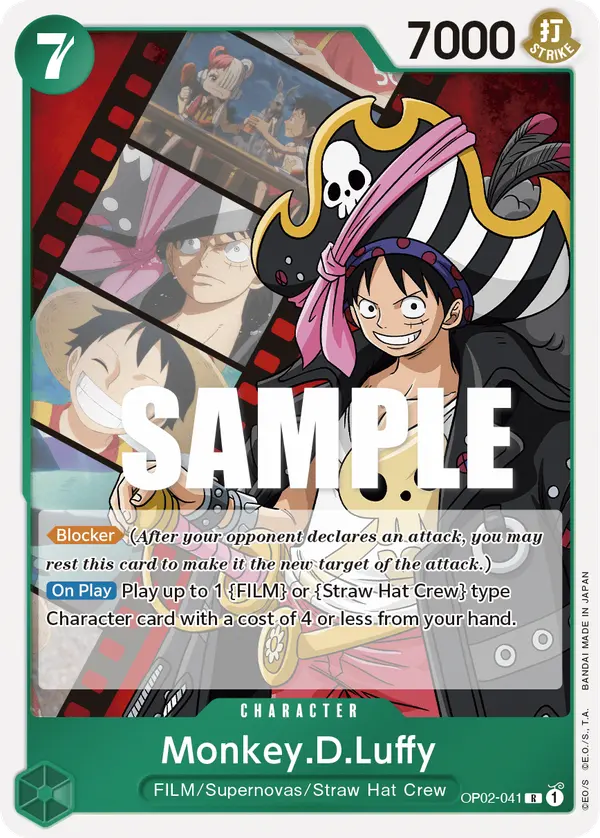 Carta Monkey.D.Luffy OP02-041
