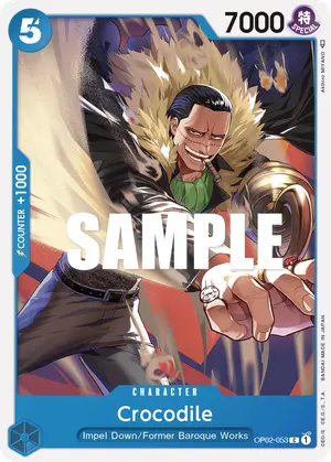 Carta Crocodile OP02-053
